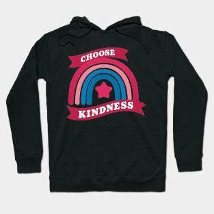 Choose Kind pink rainbow Hoodie